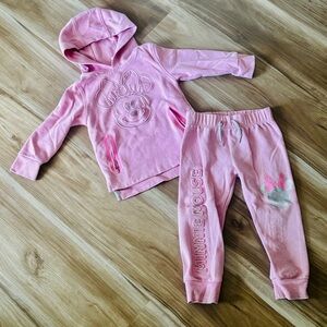 Disney Pink Minnie Mouse Kids Matching Set